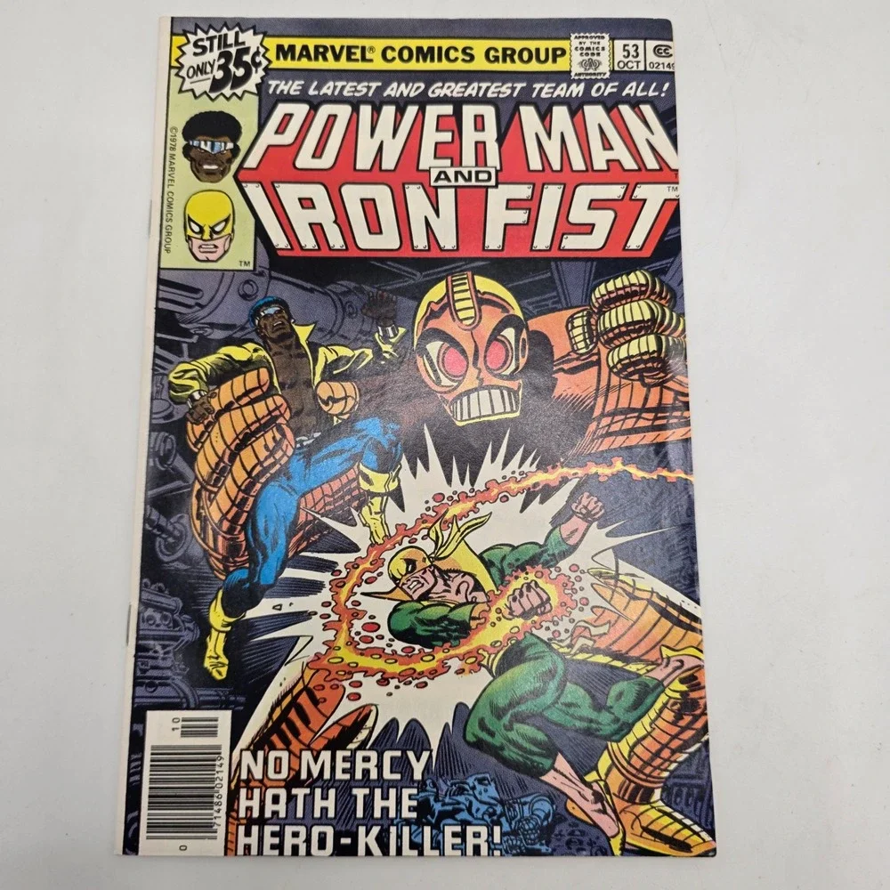 Marvel Power Man and Iron Fist 53 Luke Cage Hero-Killer Bronze Age 1978 Vintage
